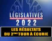 Résultat du 2ème tour Législatives du 19 juin 2022 (Pour ÉCURIE)