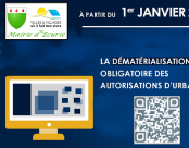 Dématérialisation  des demandes d'urbanisme à partir de janvier 2022