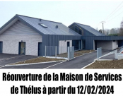 Réouverture de la Maison de Services à compter du lundi 12 février 2024