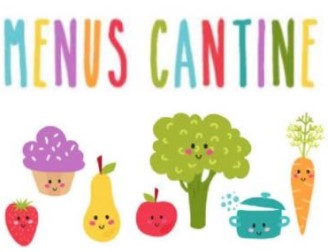 Menus Cantine du 31/03/2025 au 04/04/2025